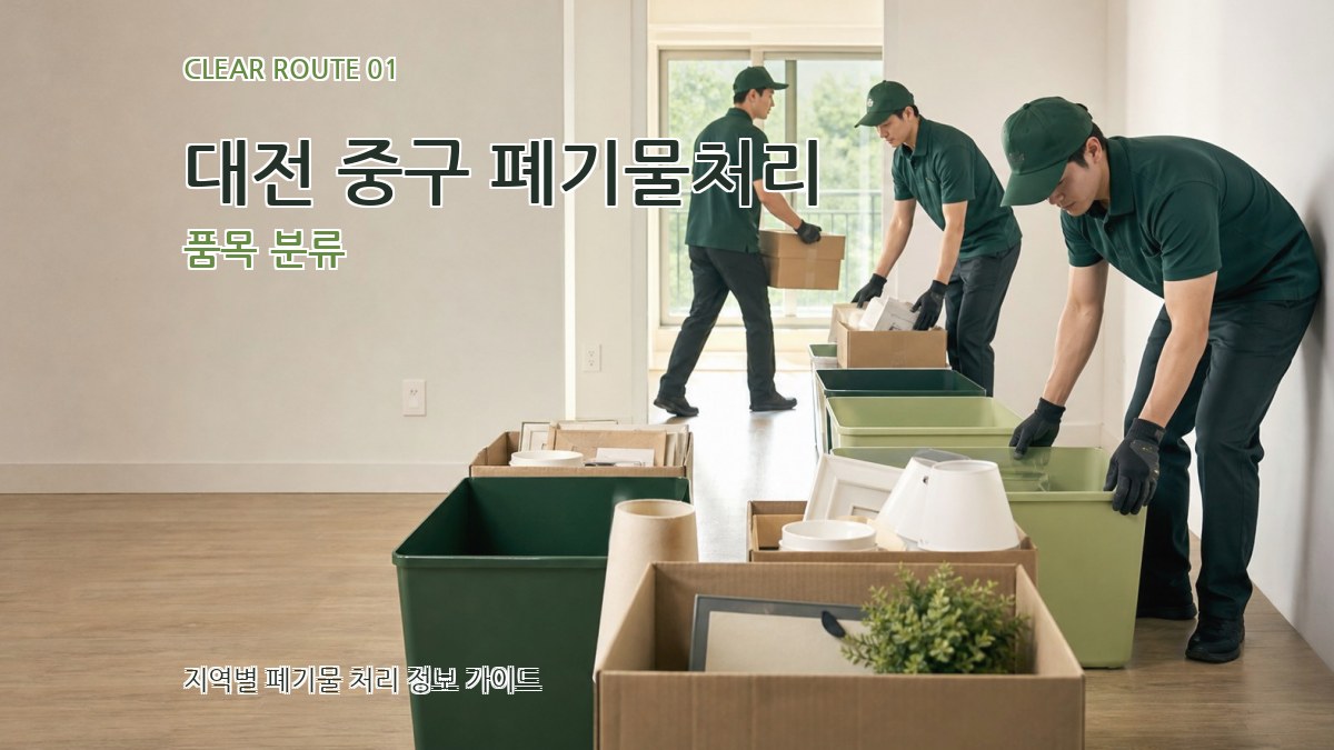 대전 중구 폐기물처리