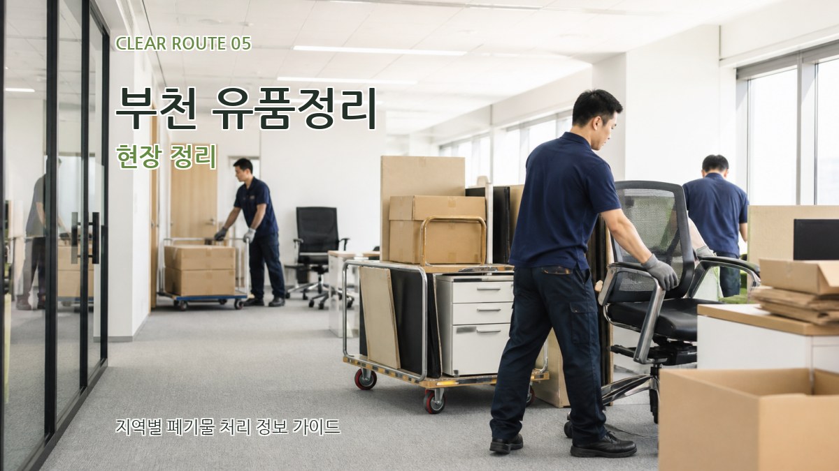 부천 유품정리 현장 정리