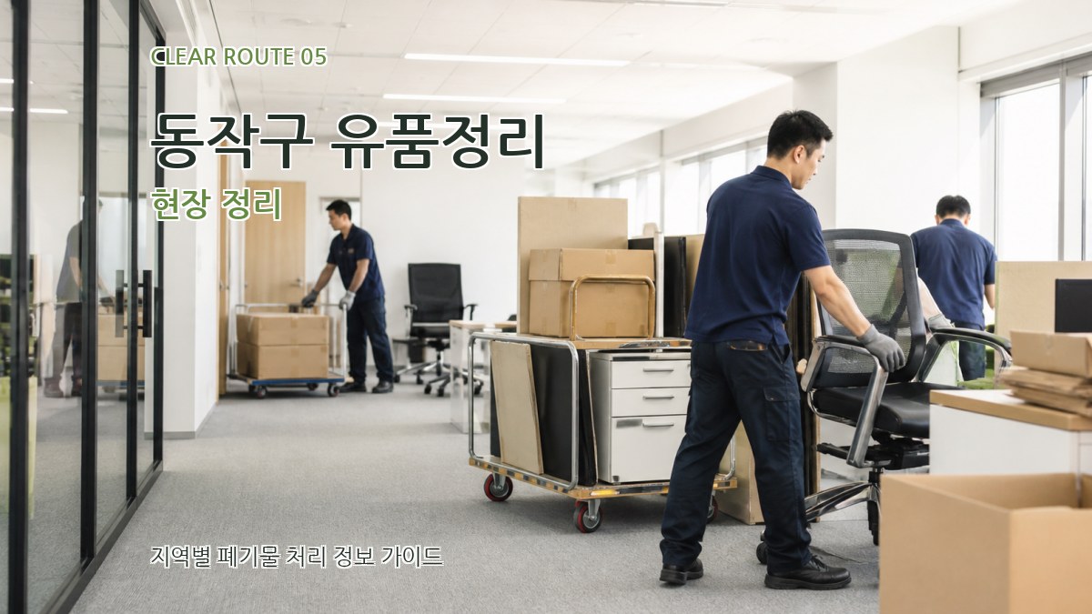 동작구 유품정리 현장 정리
