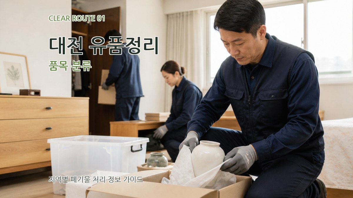 대전 유품정리