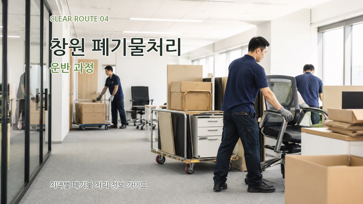 창원 폐기물처리 운반 과정