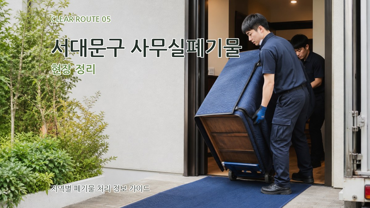 서대문구 사무실폐기물 현장 정리
