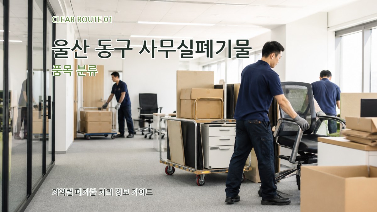 울산 동구 사무실폐기물