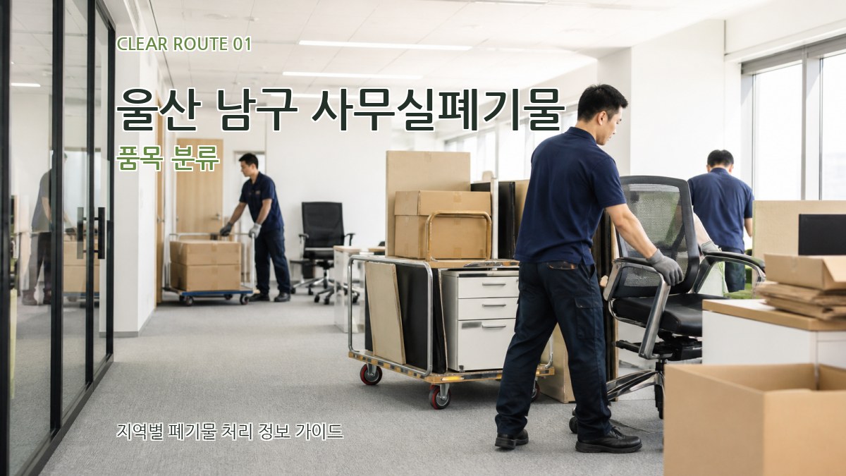 울산 남구 사무실폐기물