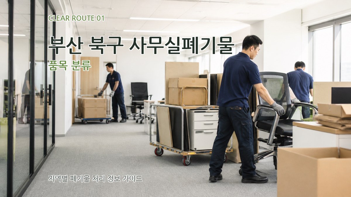 부산 북구 사무실폐기물
