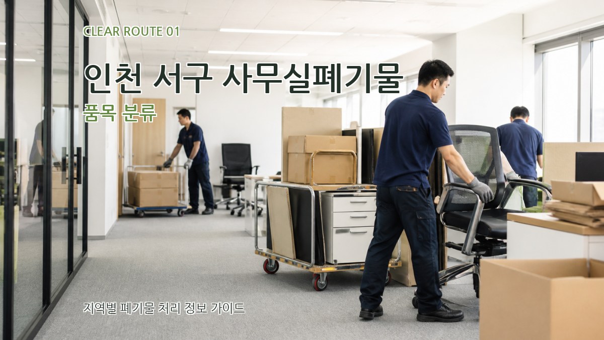 인천 서구 사무실폐기물