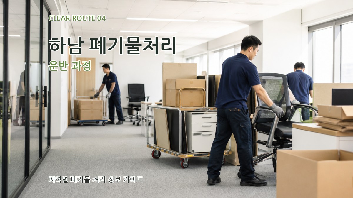 하남 폐기물처리 운반 과정