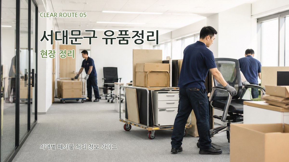 서대문구 유품정리 현장 정리