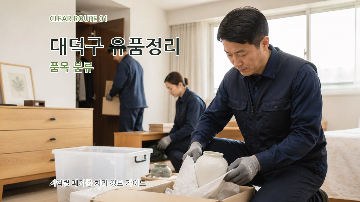 대덕구 유품정리