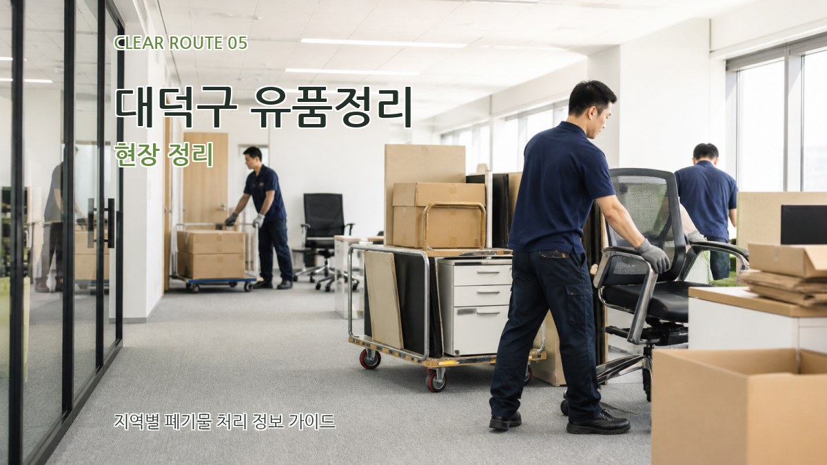 대덕구 유품정리 현장 정리