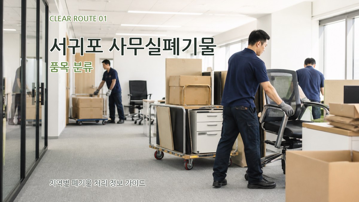서귀포 사무실폐기물