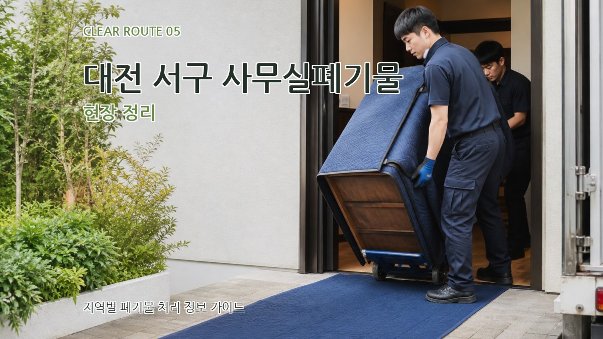대전 서구 사무실폐기물 현장 정리