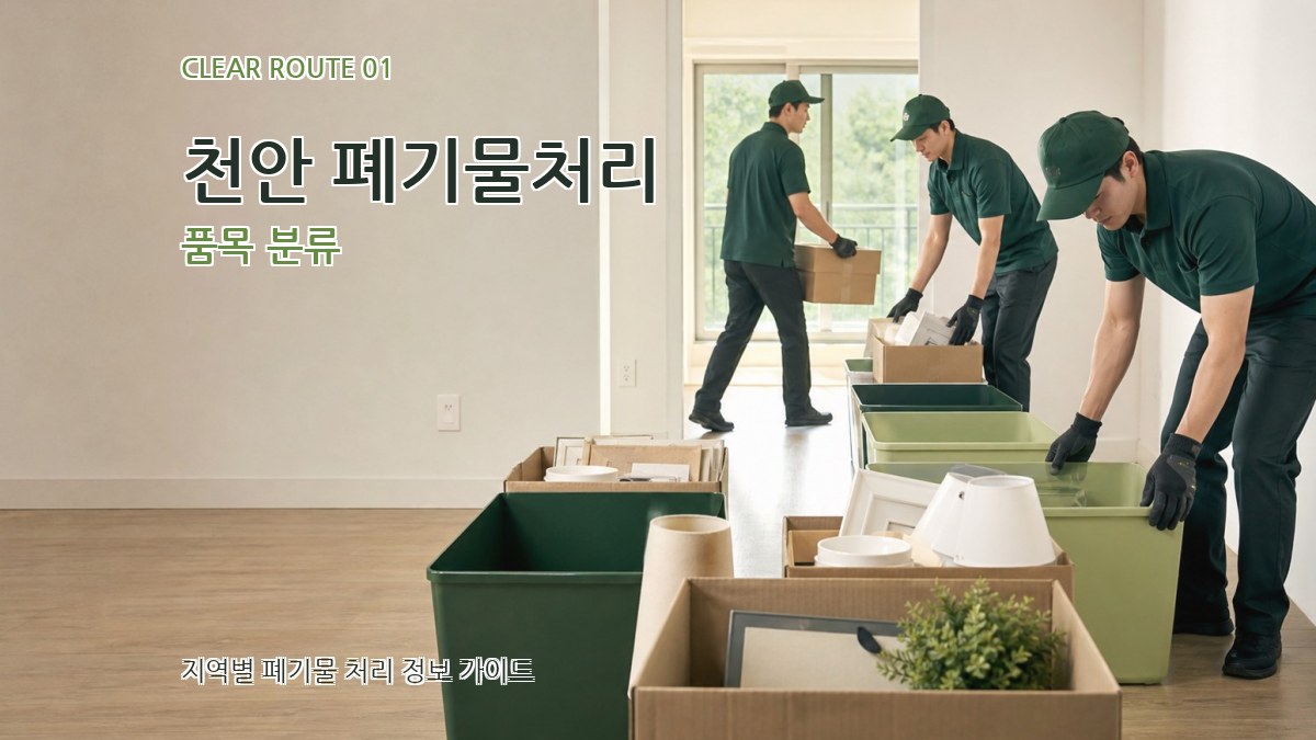 천안 폐기물처리
