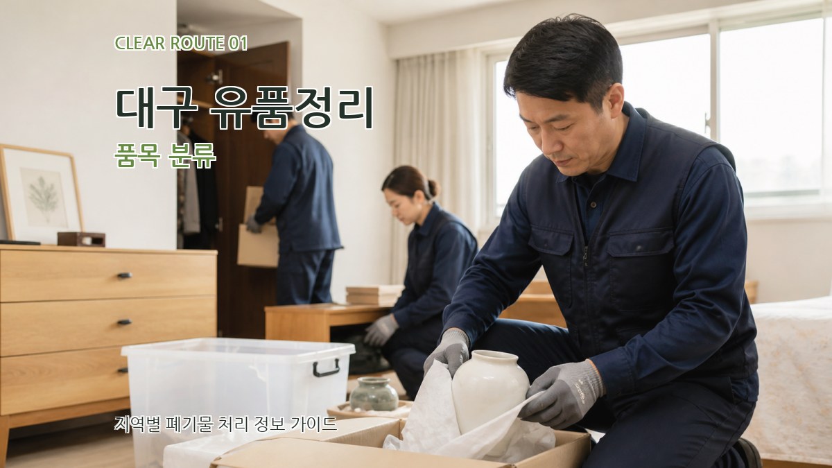 대구 유품정리