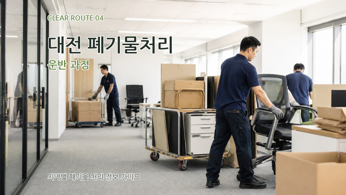 대전 폐기물처리 운반 과정