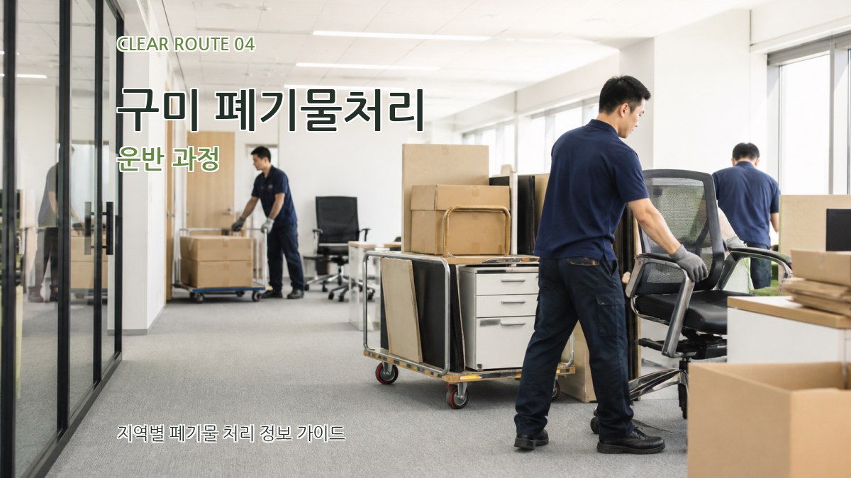 구미 폐기물처리 운반 과정