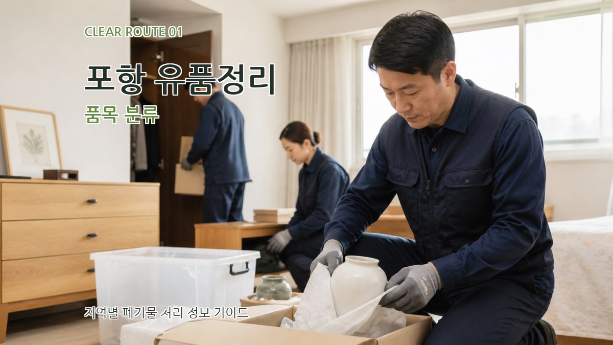포항 유품정리