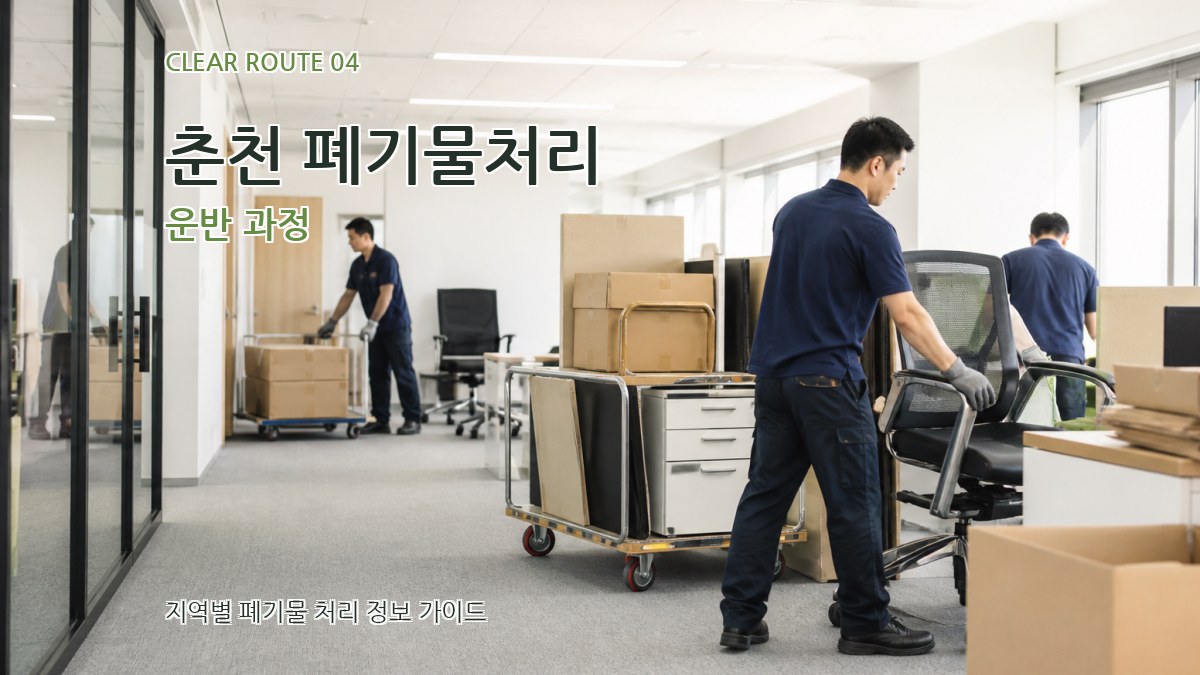 춘천 폐기물처리 운반 과정