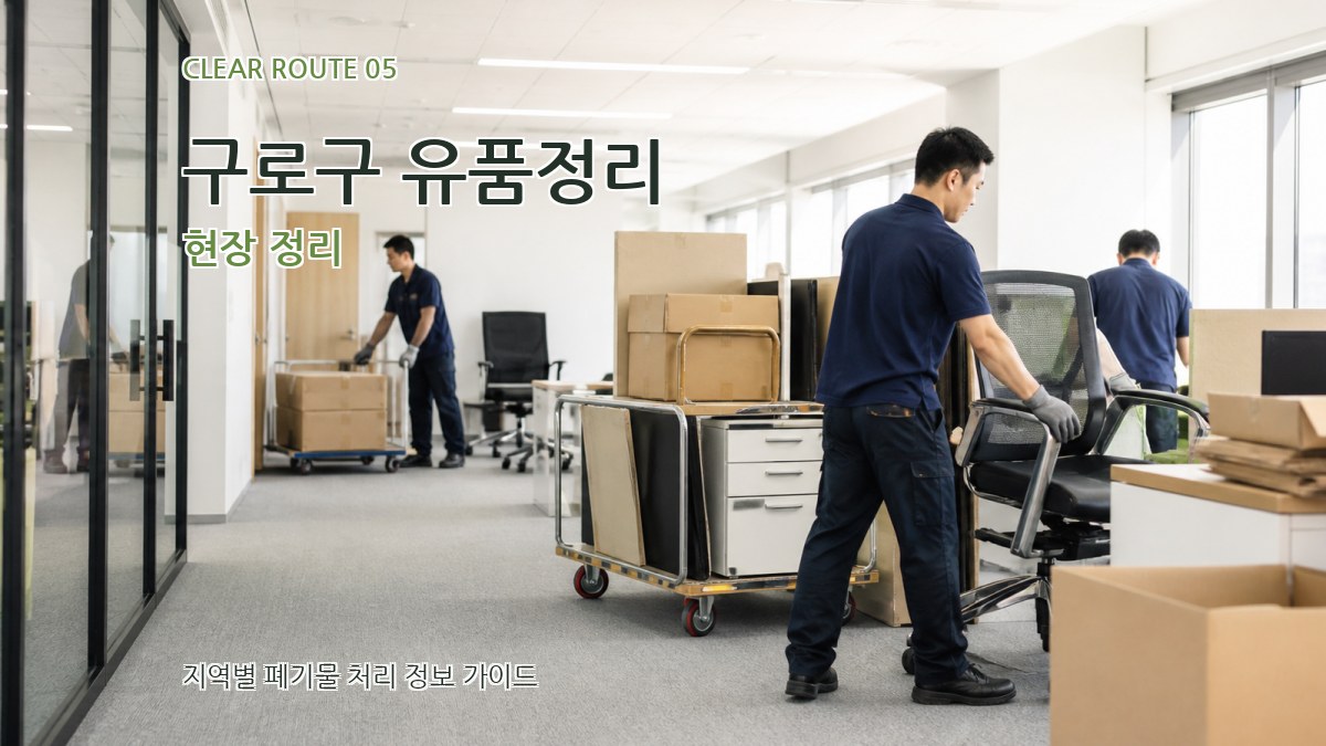 구로구 유품정리 현장 정리
