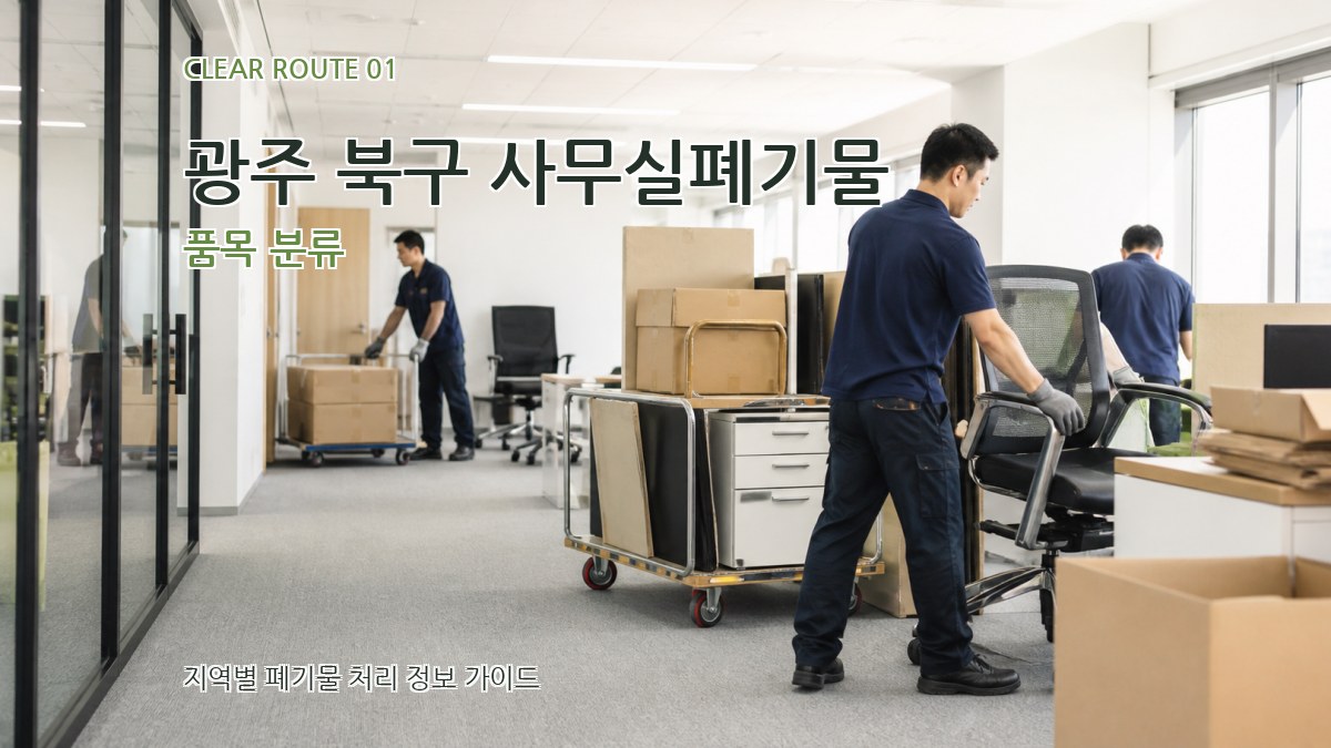 광주 북구 사무실폐기물