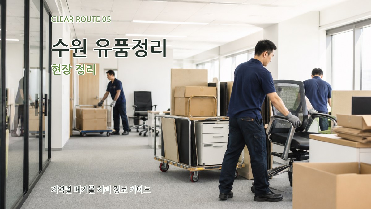 수원 유품정리 현장 정리
