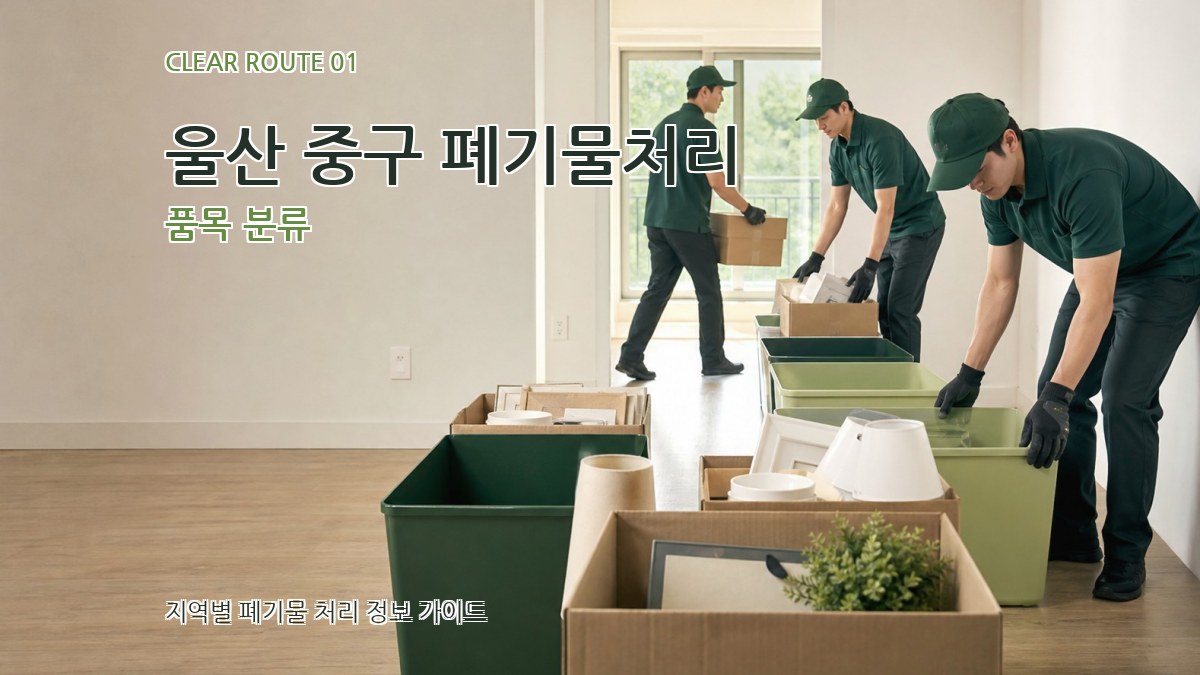 울산 중구 폐기물처리