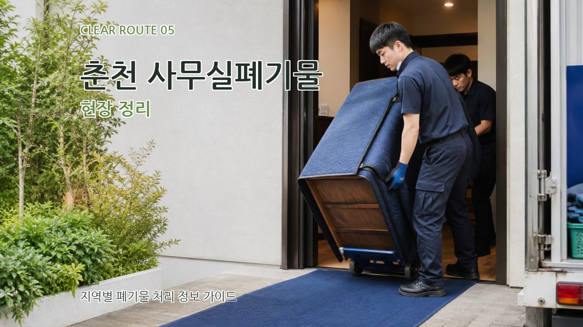 춘천 사무실폐기물 현장 정리