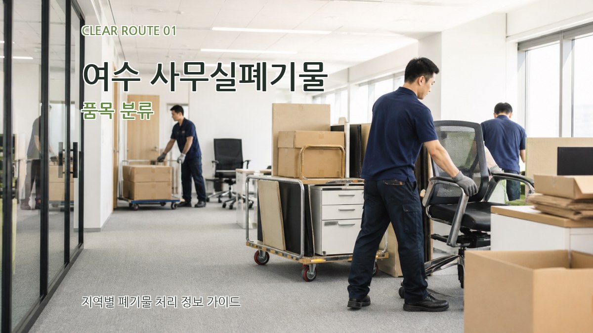 여수 사무실폐기물