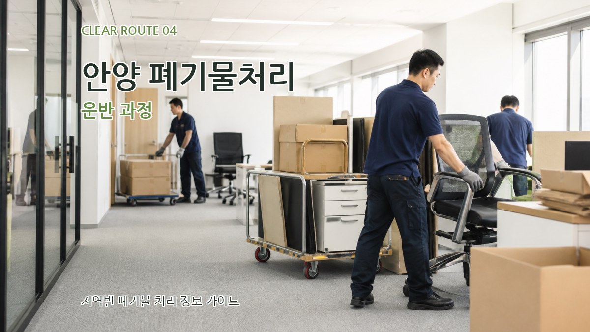 안양 폐기물처리 운반 과정