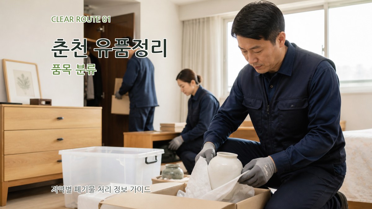 춘천 유품정리