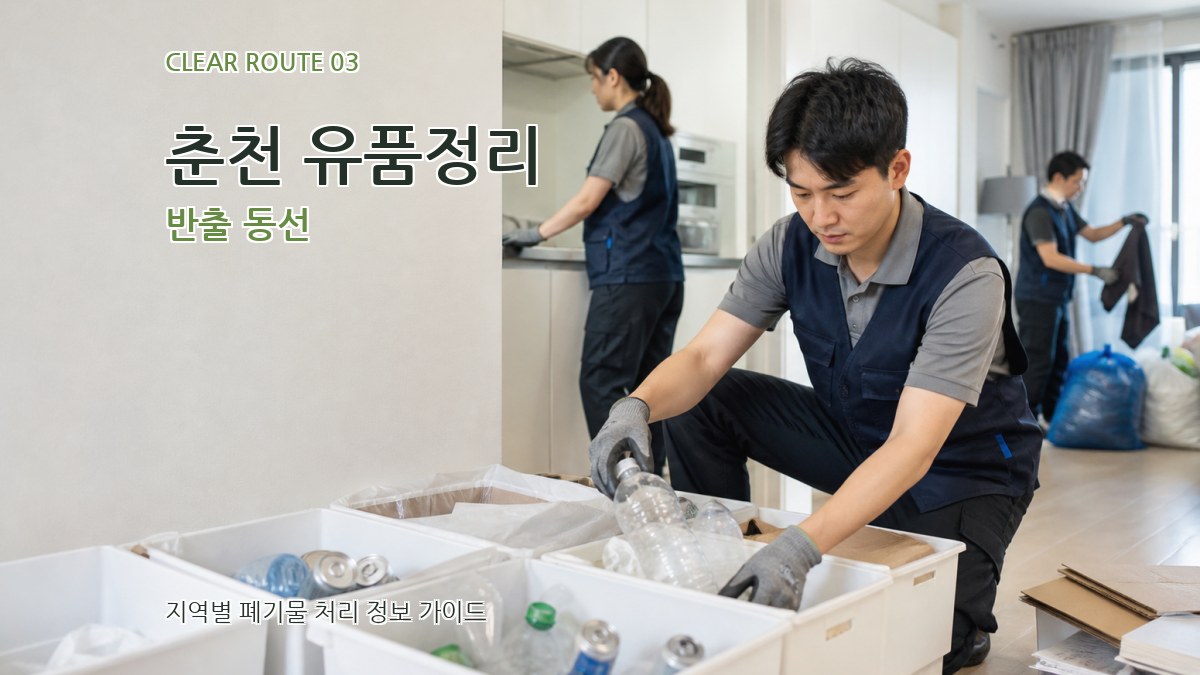 춘천 유품정리 반출 동선