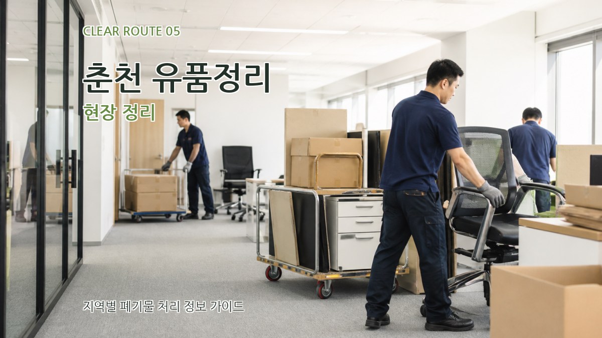 춘천 유품정리 현장 정리
