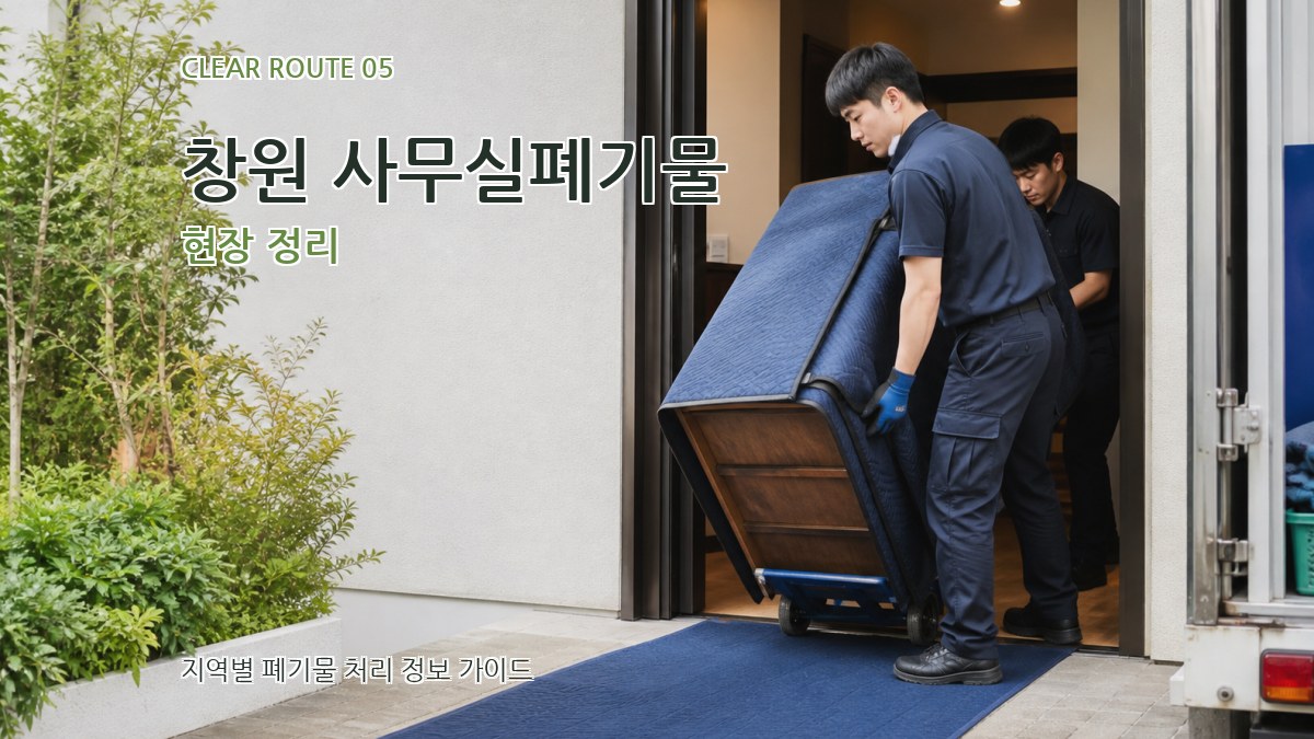 창원 사무실폐기물 현장 정리