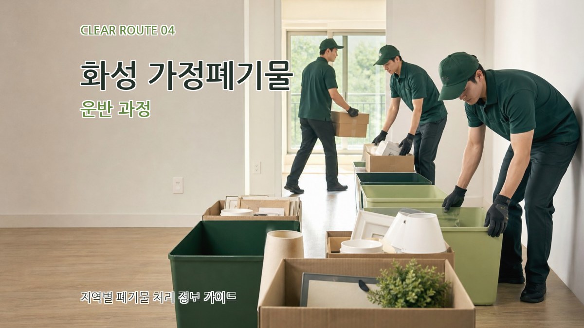 화성 가정폐기물 운반 과정