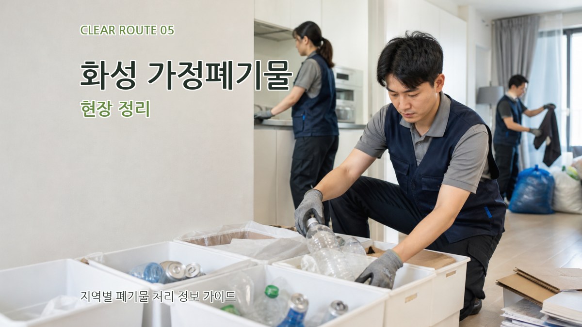 화성 가정폐기물 현장 정리