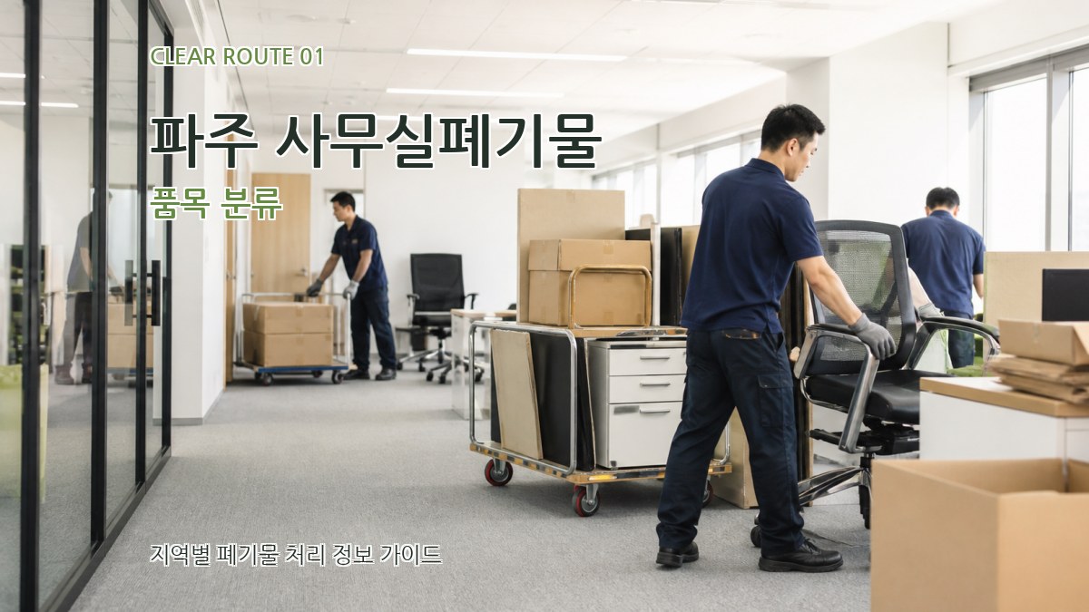 파주 사무실폐기물