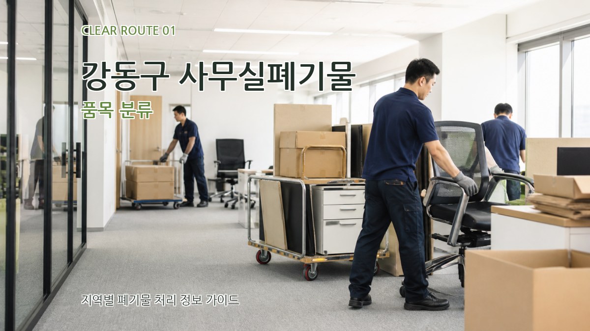강동구 사무실폐기물