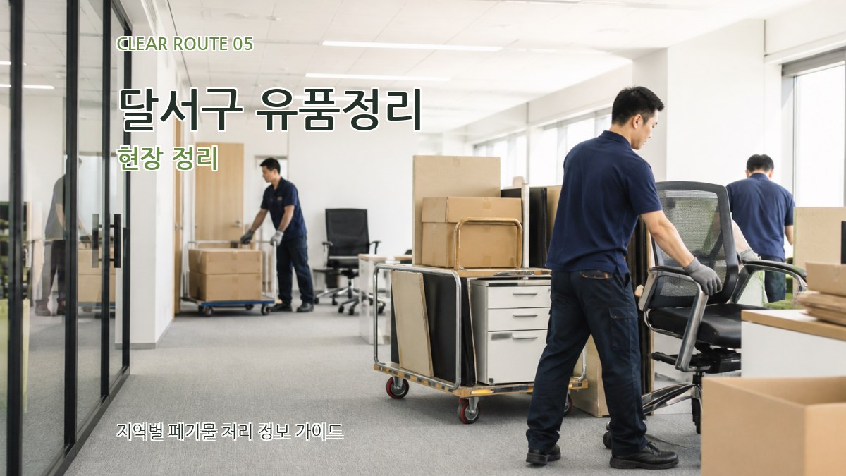 달서구 유품정리 현장 정리