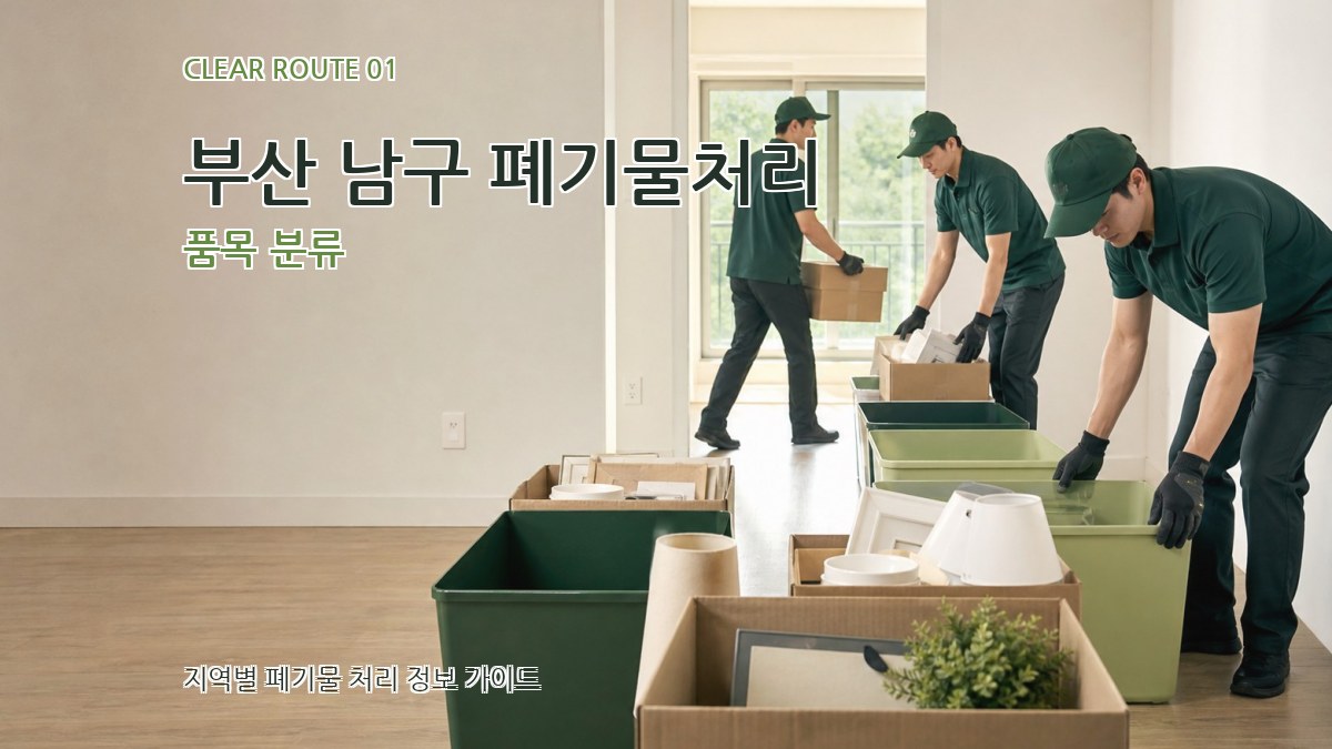 부산 남구 폐기물처리