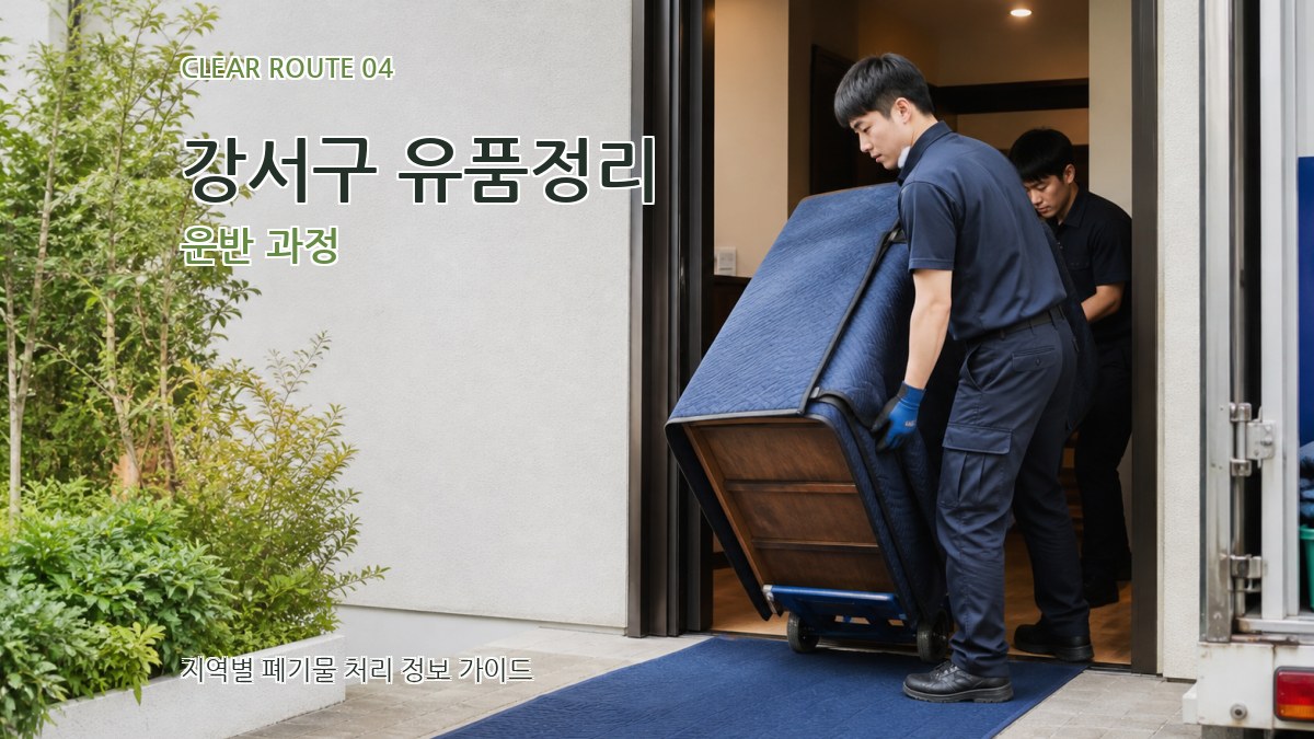 강서구 유품정리 운반 과정