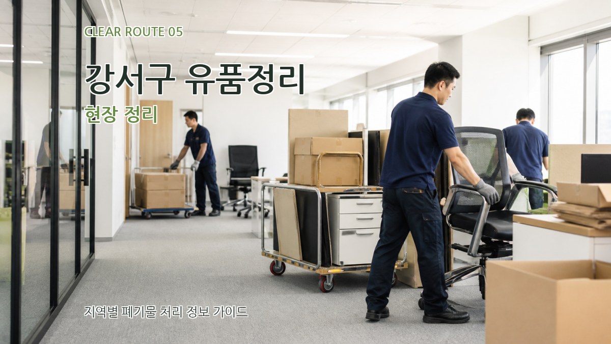 강서구 유품정리 현장 정리