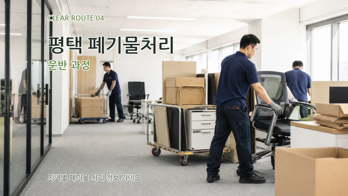 평택 폐기물처리 운반 과정