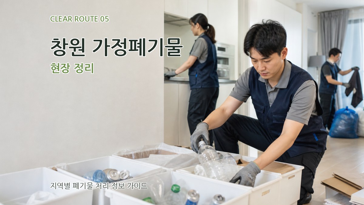 창원 가정폐기물 현장 정리