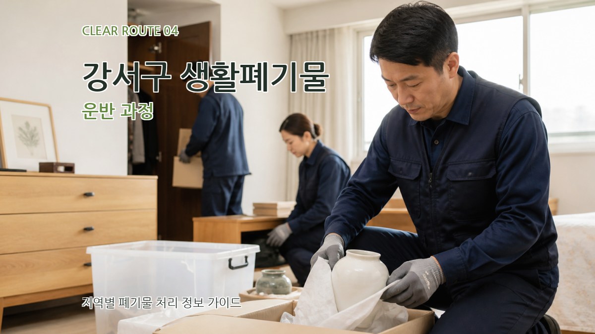 강서구 생활폐기물 운반 과정