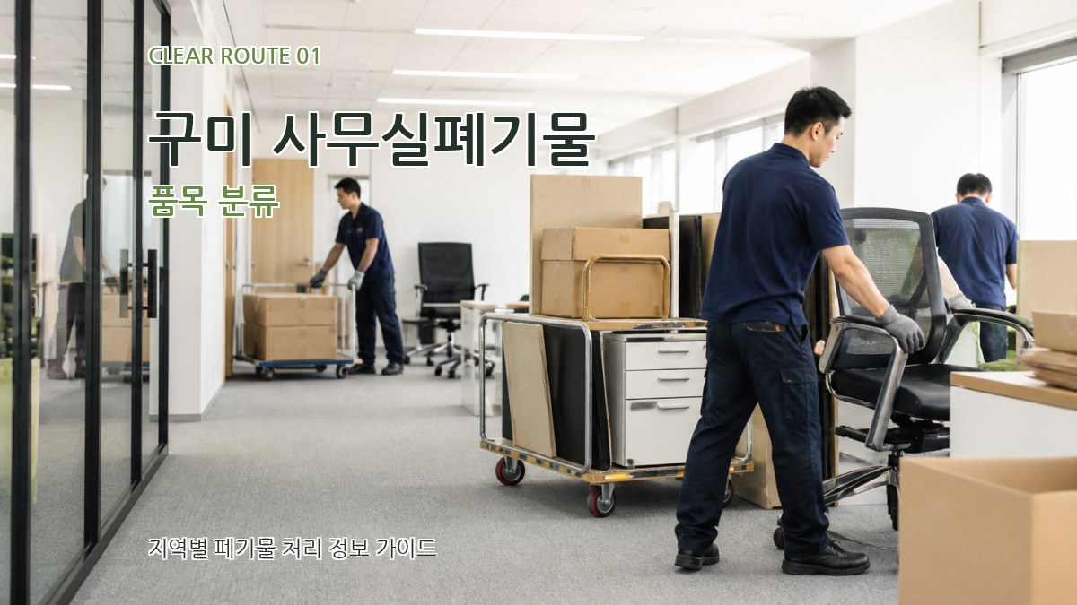 구미 사무실폐기물