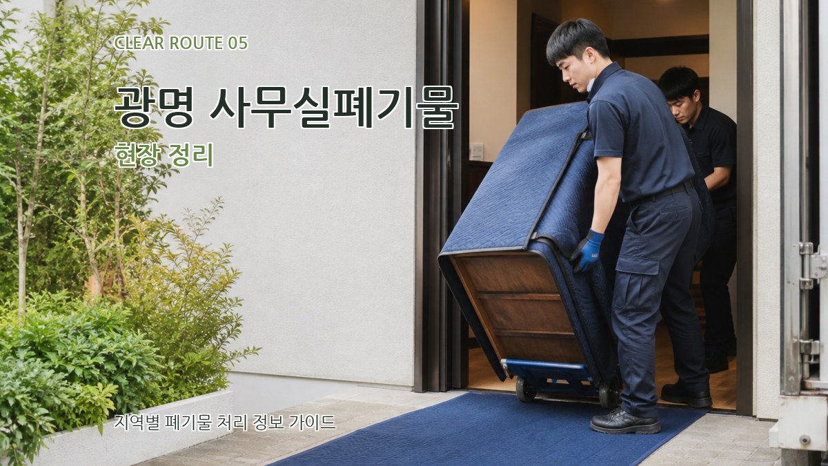 광명 사무실폐기물 현장 정리