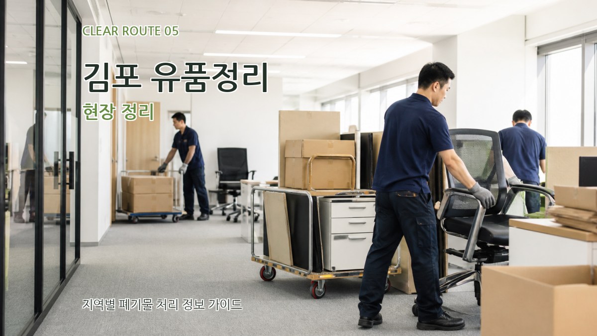 김포 유품정리 현장 정리