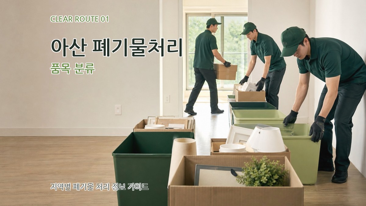 아산 폐기물처리
