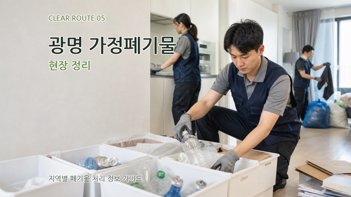 광명 가정폐기물 현장 정리