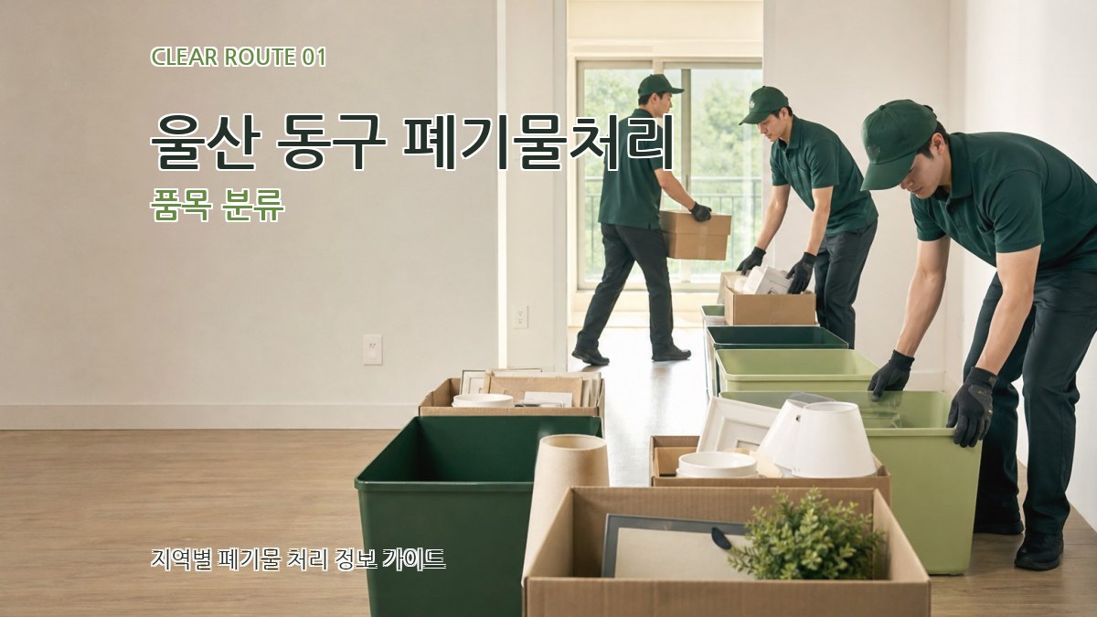 울산 동구 폐기물처리